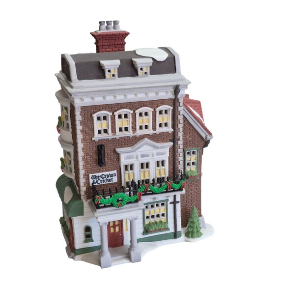 Dept 56 Crown and Cricket Inn 1st Edition Heritage Village Collection Excellent - Picture 1 of 12